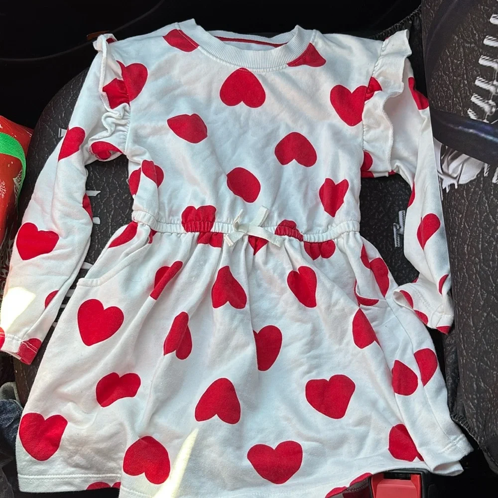 Hearts valentines Kids dress